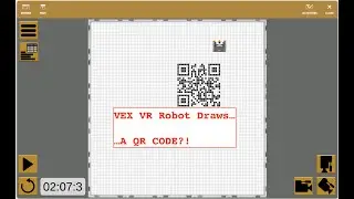 My Virtual Robot Drew a QR Code!