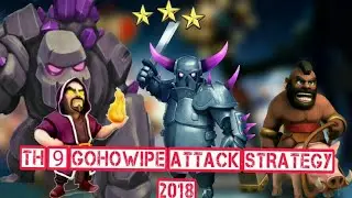 TH 9 || GOLEM + HOG + PEEKA Attack Stratgey || GoHoWiPe Perfect Attack || by Rock Video