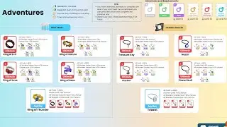 Eatventure Adventures Rings, Necklaces, Blueprints & Stats
