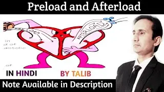 Preload And Afterload Anatomy in hindi