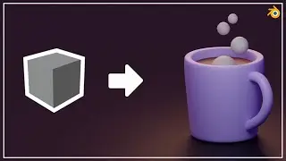 Mug Tutorial in Blender 3.3 - 3D Modeling Process - 3D Art Owl