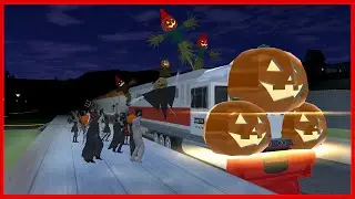 Halloween Train || SAKURA School Simulator
