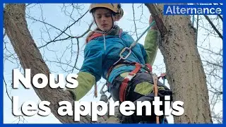 Irène, apprentie élagueuse - La Cime Verte | Nous les apprentis