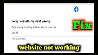 Fix Facebook Sorry, something went wrong | Facebook Servers down problem | Facebook Not working