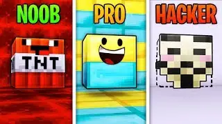 Minecraft - PROP HUNT HIDE AND SEEK! (NOOB vs PRO vs HACKER)
