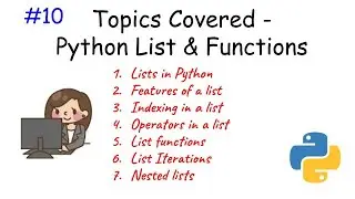 Python Lists and its functions