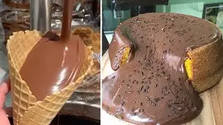 DIY Cake Decorating To Impress Your Family | Satisfying Chocolate Cake Videos | Easy Cakes