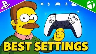 NEW BEST Controller Settings & Sensitivity in Fortnite Simpsons season (PS5/XBOX/PC)