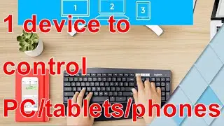 Logitech MK850 Performance Wireless Keyboard and Mouse Combo. Control up to 3 devices!