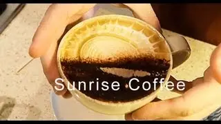 Latte Art Sunrise