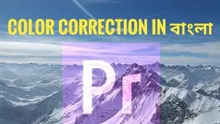 Easy Color correction method  in Adobe Premiere Pro (Bangla Tutorial)