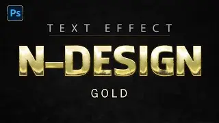 Tạo Hiệu Ứng Chữ Vàng Gold Đơn Giản | Làm Mockup 3D