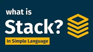 What is Stack | In Simple Language | Data Structure Concepts