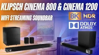 Klipsch Cinema 1200 và 800 - Soundbar 8K Dolby Atmos, streaming thông minh, uy lực như dàn rời