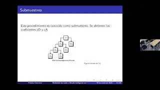 Talleres: Wavelets y modelos ocultos de markov