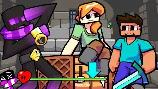 FNF mas é um mod de MINECRAFT (Friday Night Funkin)
