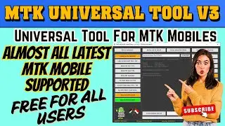 TMT MediaTek Universal V3.0 2025 | Best Free Tool for FRP, Factory Reset, Root & More! 🔥