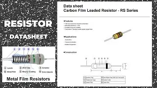 Datasheet Resistor Carbon Film Leaded - RS Series