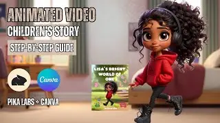 How to Make Animated Children's Videos with AI | Pika Labs, Canva, and Eleven Labs
