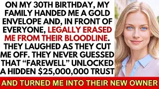 My Family Disowned Me On My 30th Birthday — They Didn’t Know About My $25 Million Inheritance
