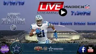 Cowboys vs 49ers @ AT&T Stadium - Madden 20 - Franchise Mode