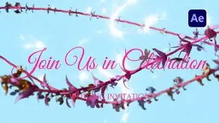 Elegant Floral Wedding Invite After Effect Project Free Download with Tutorials 