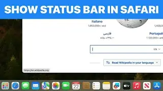 How to Enable / Disable Status Bar in Safari on Mac (Tutorial)