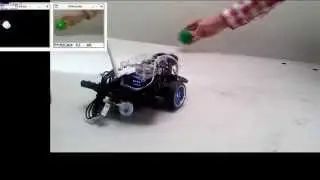 The RR.O.P. - Raspberry Pi Robot using OpenCV with color recognition