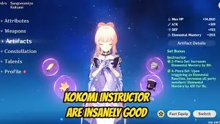 Instructor Kokomi Increase Dendro Team Damage Significantly, Tighnari Slingshot Into the Meta