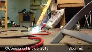 Melting nail with car battery
