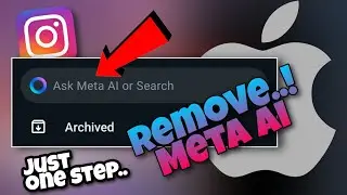 How To Remove Meta Ai From Instagram  On iphone/iOS || Get Rid Of Meta Ai