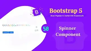 Bootstrap 5 spinner component.