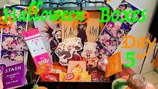 Spooky Week Day 5 // BNHA Halloween Boxes! ~ Studio Vlog #18