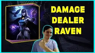 Raven As Damage Dealer Does Insane Damage! T8 DF Fight  Easy One Shot Injustice 2 Mobile