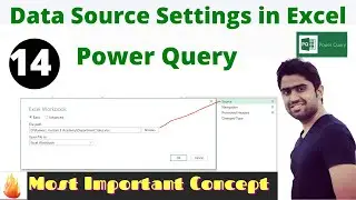Data Source Setting in Excel Power Query