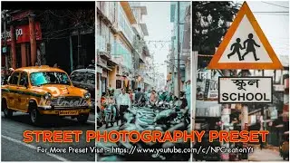 Street Photography Preset || Lightroom Street Preset | Lr Preset Free || Lightroom Cinematic Preset