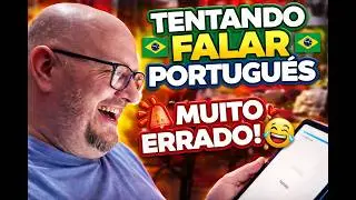 Gringo tentando falar português pela 1ª vez… deu MUITO errado 😂🇧🇷