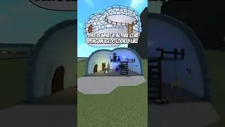 Pro builder builds club PENGUIN Igloo reimagined in bloxburg