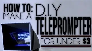 How To: Make a DIY Teleprompter For Under $3