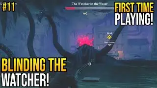 Return To Moria Gameplay | Blinding the Watcher In The Water | Saragan