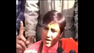 Sadhvi Pragya Singh Thakur slapping Terrorist Congress   Italian Sonia Gandhi
