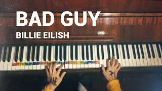 Bad Guy - Billie Eilish (piano cover by Jane Pi)