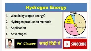 What is hydrogen energy & its production methods (हिन्दी)