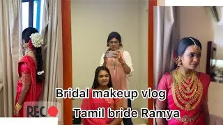 Bridal Makeup vlog Tamil bride kerala bridal makeup