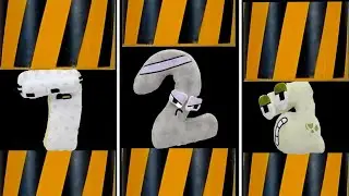 Plushes Number Lore vs Hydraulic Press
