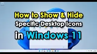 Disappear desktop icons windows 11 || Desktop icons not showing windows 11