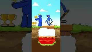 Top 3 stupid Huggy Wuggy animation #shorts #animation #memes