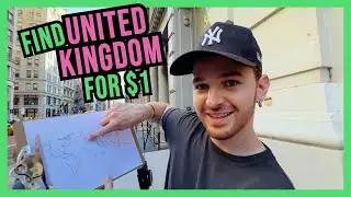 Can Strangers in NYC Find England On The Map?