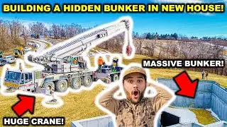 Building a HIDDEN Underground BUNKER for my NEW HOUSE!!