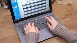 레노버 슬림3 키보드 타건